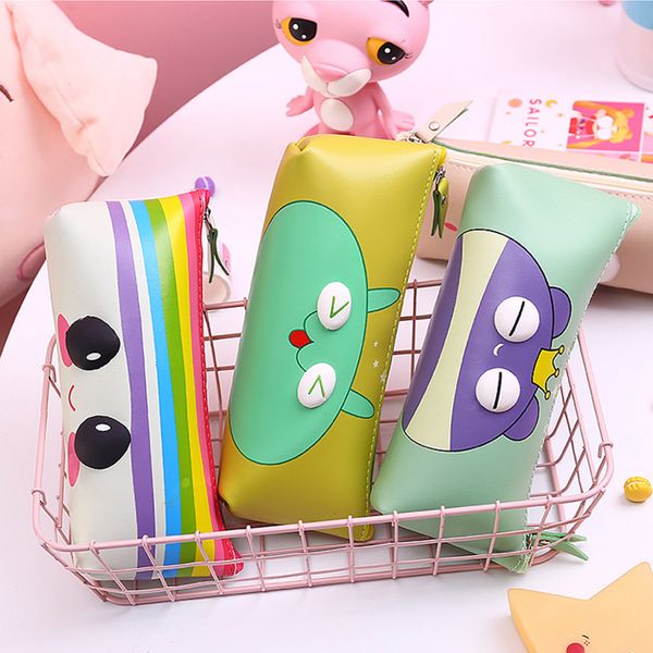 color cute pencil case korean cartoon eye pencilcase for girls waterproof stationery storage bag school supplies pen box
color cute pencil case korean cartoon eye pencilcase for girls waterproof stationery storage bag school supplies pen box