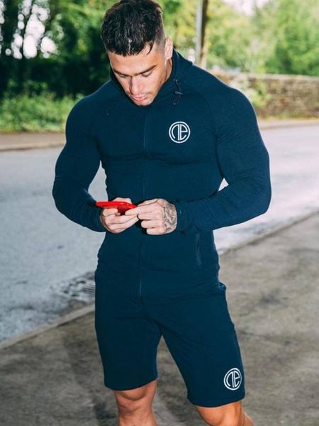 sport clothing set men running jogging suits male gym fitness body building sportwear men's hoodies+pants men set gym track suit, Black;blue
sport clothing set men running jogging suits male gym fitness body building sportwear men's hoodies+pants men set gym track suit, Black;blue