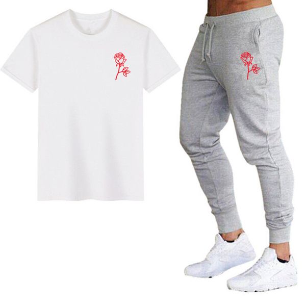 casual fashion tracksuit sportsuits set men t shirts and pants brand fitness suits summer rose set size -2xl, Gray
casual fashion tracksuit sportsuits set men t shirts and pants brand fitness suits summer rose set size -2xl, Gray