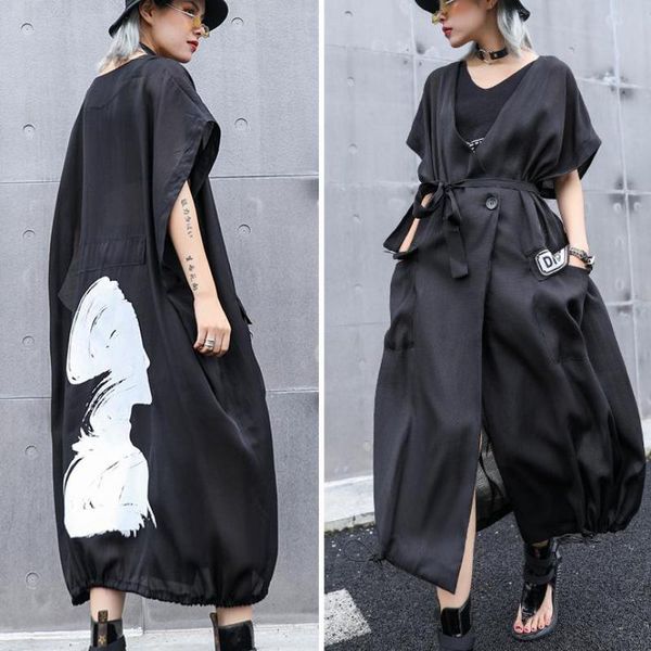 getspring women coat women trench coats v-neck bandage printing longtrench coat black drawstring summer long coats 2019, Tan;black
getspring women coat women trench coats v-neck bandage printing longtrench coat black drawstring summer long coats 2019, Tan;black
