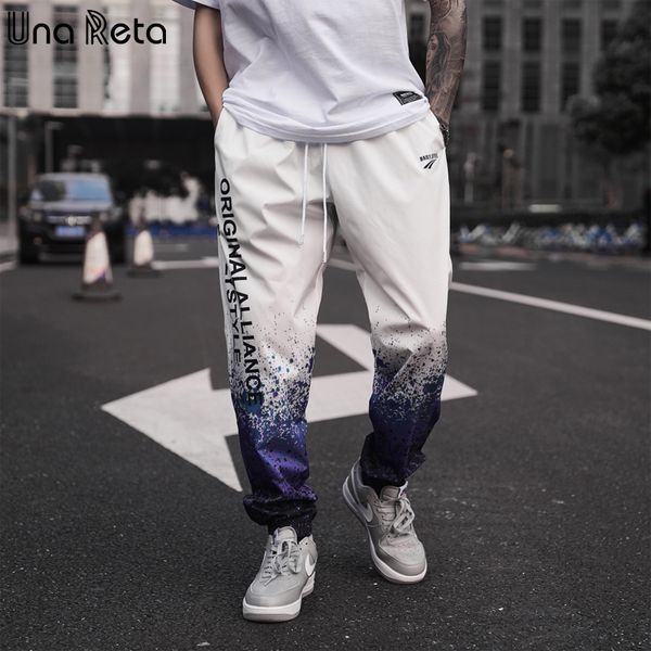 una reta streetwear joggers new casual print letter trousers hip hop cargo pants elastic waist sports men's pants, Black
una reta streetwear joggers new casual print letter trousers hip hop cargo pants elastic waist sports men's pants, Black
