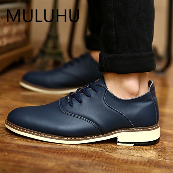 muluhu leather shoes men casual shoes spring autumn business office dress male shoe fashion trend lace up, Black
muluhu leather shoes men casual shoes spring autumn business office dress male shoe fashion trend lace up, Black