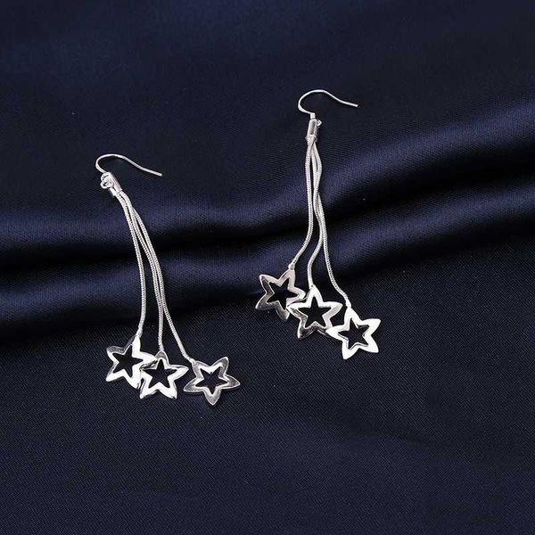 dangle & chandelier trendy long earrings woman five pointed star silver plated earring korean temperament accessories
dangle & chandelier trendy long earrings woman five pointed star silver plated earring korean temperament accessories