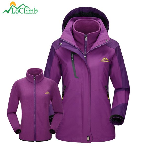 loclimb 3 in 1 winter ski jackets women trekking fleece windbreaker sport coats climbing camping hiking jacket waterproof,aw122, Blue;black
loclimb 3 in 1 winter ski jackets women trekking fleece windbreaker sport coats climbing camping hiking jacket waterproof,aw122, Blue;black