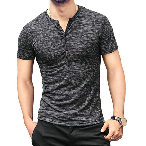 solid color mens designer tshirts fashion slim buttons panelled short sleeve mens tees casual males clothing, White;black
solid color mens designer tshirts fashion slim buttons panelled short sleeve mens tees casual males clothing, White;black