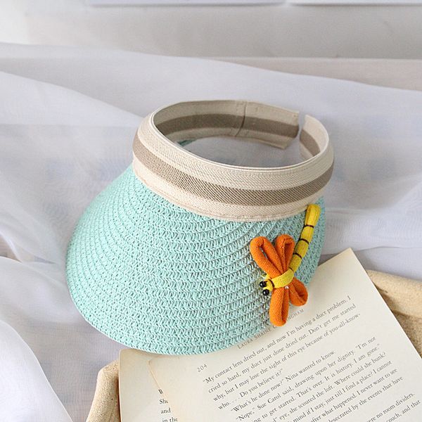 cute children straw hat summer hats for baby girl boy kids sun visor hat kids dragonfly empty sun beach cap gorros, Blue;gray
cute children straw hat summer hats for baby girl boy kids sun visor hat kids dragonfly empty sun beach cap gorros, Blue;gray
