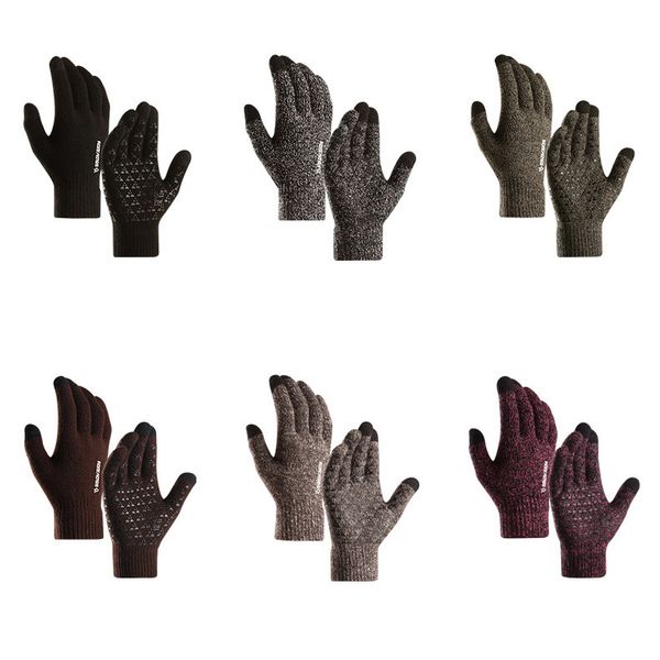 touch screen gloves men women knitted wool warm fur thickened driving anti-skid students ski cycling work sports gloves mittens no logo 22, Black
touch screen gloves men women knitted wool warm fur thickened driving anti-skid students ski cycling work sports gloves mittens no logo 22, Black