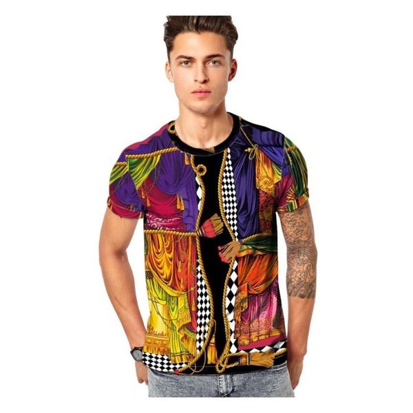 2019 summer digital printing t shirt men vintage court tide streetwear modal cotton short sleeve o neck camisetas hombre, White;black
2019 summer digital printing t shirt men vintage court tide streetwear modal cotton short sleeve o neck camisetas hombre, White;black