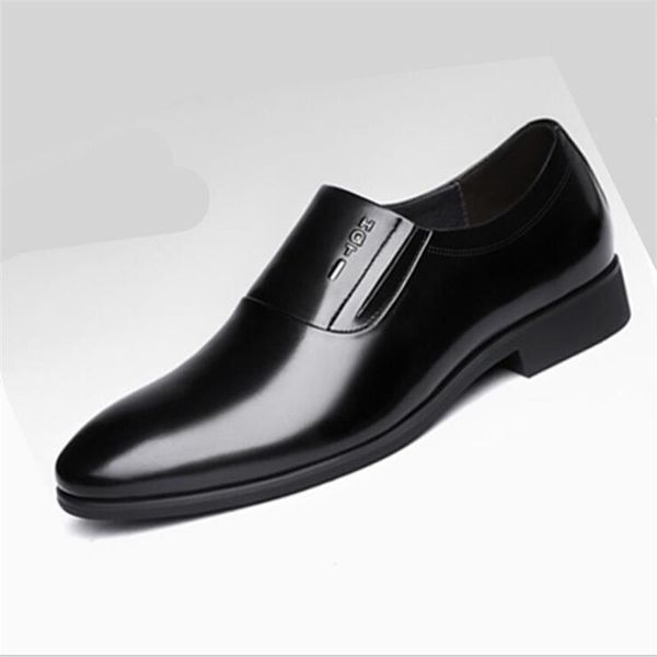 2019 spring and autumn new classic fashion handsome exquisite wear-resistant men's business dress leather shoes slip-on, Black
2019 spring and autumn new classic fashion handsome exquisite wear-resistant men's business dress leather shoes slip-on, Black