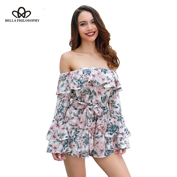 bella philosoph summer women floral print ruffles jumpsuits loose female sashes playsuits off shoulder beach playsuits, Black;white
bella philosoph summer women floral print ruffles jumpsuits loose female sashes playsuits off shoulder beach playsuits, Black;white