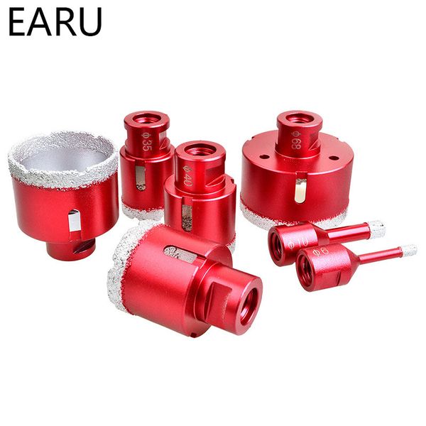 1pc vacuum brazed diamond drilling core bits with m14 connection drill bits 10mm diamond height hole saw diy tool accessories
1pc vacuum brazed diamond drilling core bits with m14 connection drill bits 10mm diamond height hole saw diy tool accessories