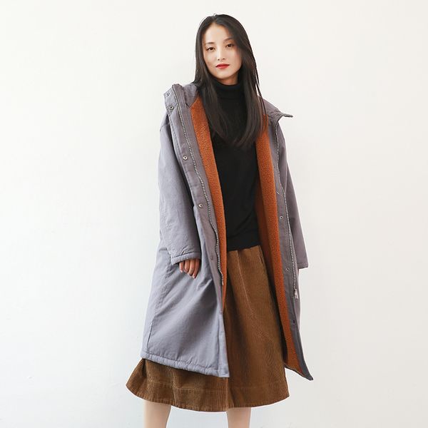 women winter jacket parkas basic jackets female women long coat warm lamb velvet hooded coats thicken faux fur coats outerwear, Black
women winter jacket parkas basic jackets female women long coat warm lamb velvet hooded coats thicken faux fur coats outerwear, Black
