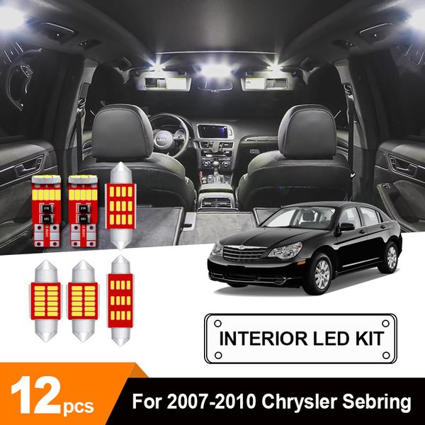 12x white ice blue canbus car led reading ceiling cargo glove box license plate bulbs package kit for 2007-2010 sebring
12x white ice blue canbus car led reading ceiling cargo glove box license plate bulbs package kit for 2007-2010 sebring