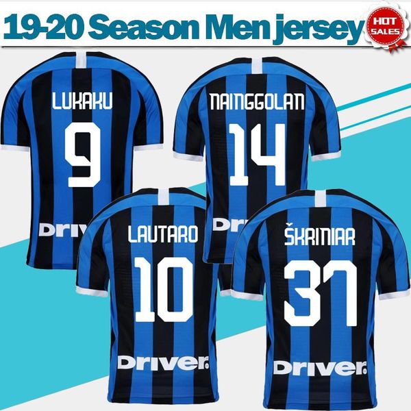 2020 inter home soccer jersey #9 lukaku #14 nainggolan 19/20 men soccer short sleeve football uniforms league club customize sales, Black;yellow
2020 inter home soccer jersey #9 lukaku #14 nainggolan 19/20 men soccer short sleeve football uniforms league club customize sales, Black;yellow