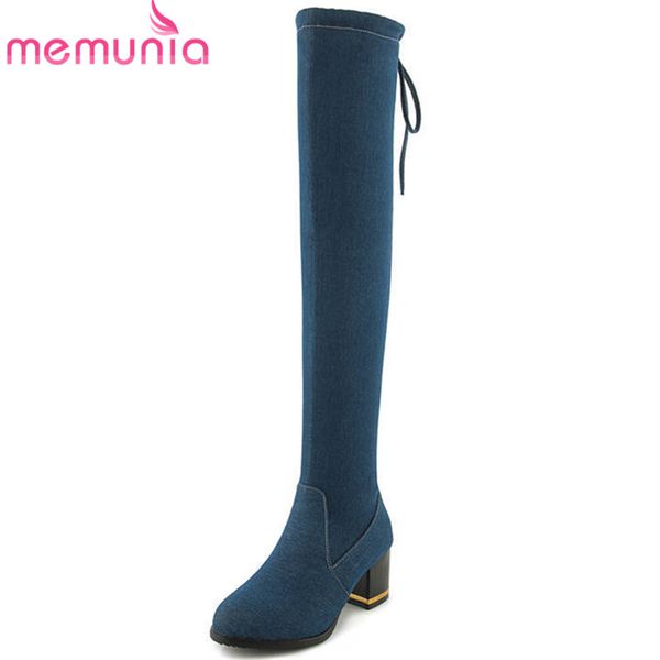 memunia 2020 over the knee boots women denim autumn winter boots simple zip high heels shoes woman, Black
memunia 2020 over the knee boots women denim autumn winter boots simple zip high heels shoes woman, Black