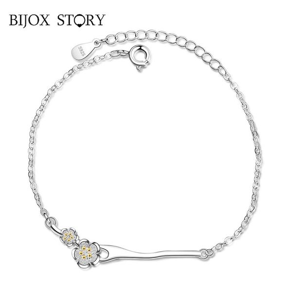 other bracelets bijox story fashion 925 sterling silver bracelet flower shaped fine jewellery for women wedding anniversary promise party gi, Golden;silver
other bracelets bijox story fashion 925 sterling silver bracelet flower shaped fine jewellery for women wedding anniversary promise party gi, Golden;silver