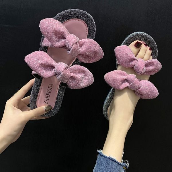 summer women pink sweet bow jelly shoes shiny sequins heels sandals girls beach female casual outdoor flip flop, Black
summer women pink sweet bow jelly shoes shiny sequins heels sandals girls beach female casual outdoor flip flop, Black