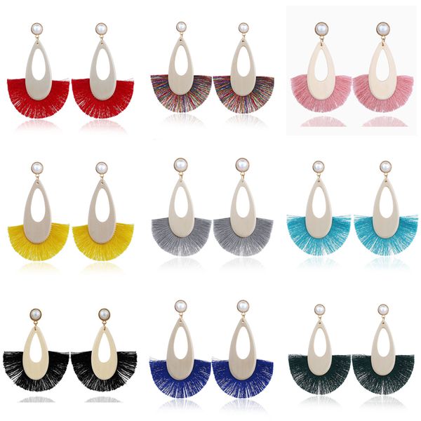 bohemia national tassel wooded waterdrop drop charm pendant earrings dangle pearl long fringe eardrop women ear studs statement jewelry, Silver
bohemia national tassel wooded waterdrop drop charm pendant earrings dangle pearl long fringe eardrop women ear studs statement jewelry, Silver
