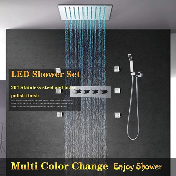 remote control multi color led rain shower with lights with handshower 6 body jet massage cold mixer bathroom ceiling shower head set
remote control multi color led rain shower with lights with handshower 6 body jet massage cold mixer bathroom ceiling shower head set