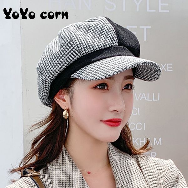 yoyocorn stitching process octagonal cap plus velvet women beret cape cap personality casual painter women's, Blue;gray
yoyocorn stitching process octagonal cap plus velvet women beret cape cap personality casual painter women's, Blue;gray