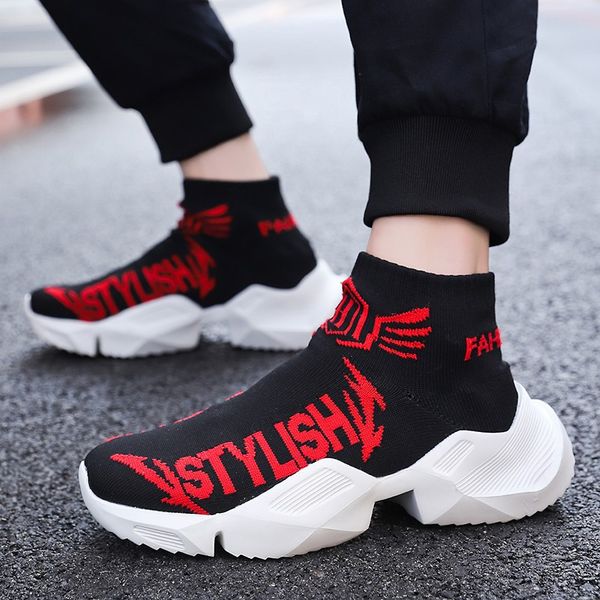winter breathable light men casual shoes silp-on male fashion footwear socks shoes walking mens sneakers high style loafer, Black
winter breathable light men casual shoes silp-on male fashion footwear socks shoes walking mens sneakers high style loafer, Black