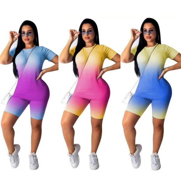 2020 women tracksuit summer suit gradient color camouflage sports casual t-shirt short sleeve tee shorts two piece outfit s-2xl e31401, White
2020 women tracksuit summer suit gradient color camouflage sports casual t-shirt short sleeve tee shorts two piece outfit s-2xl e31401, White