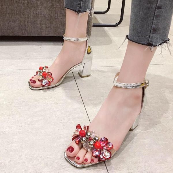 sarairis sweet transparent pvc sandals women high heels rhinestone summer sandals ladies metallic shoes, Black
sarairis sweet transparent pvc sandals women high heels rhinestone summer sandals ladies metallic shoes, Black