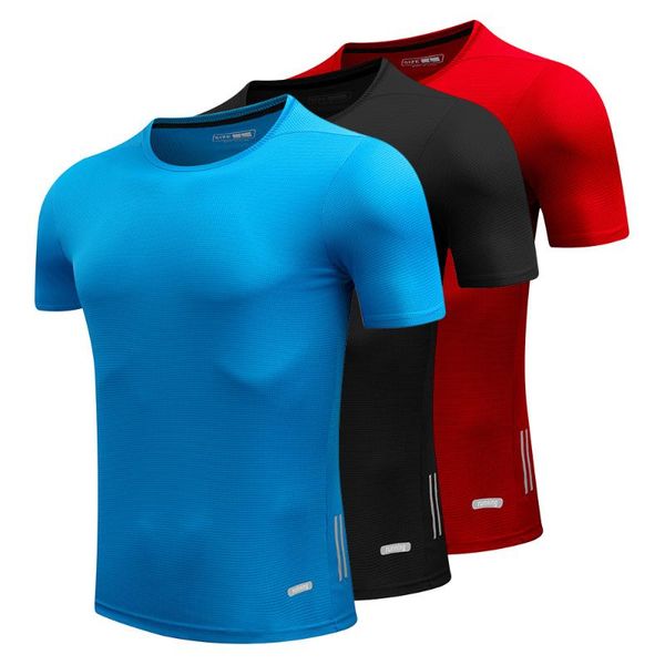 men's running shirt quick-drying compression sports shirt gym running football sportswear, Black;blue
men's running shirt quick-drying compression sports shirt gym running football sportswear, Black;blue