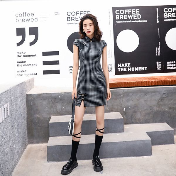 урожай плед печати современный креативный дизайн cheongsam девушка мода лето хлопок линней мини qipao платье, Red
урожай плед печати современный креативный дизайн cheongsam девушка мода лето хлопок линней мини qipao платье, Red