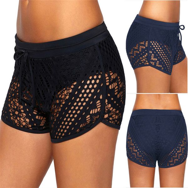 women lace hollow out high waist shorts pants cover ups lace-up casual beach style swim fishnet summer pants shorts new
women lace hollow out high waist shorts pants cover ups lace-up casual beach style swim fishnet summer pants shorts new