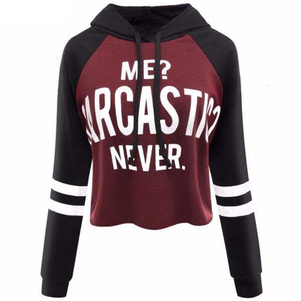 женщины дизайнер толстовки женская одежда sarcastic никогда толстовка crop top пуловер poleron mujer 2019 сращивания полосатый рукава hoodie, Black
женщины дизайнер толстовки женская одежда sarcastic никогда толстовка crop top пуловер poleron mujer 2019 сращивания полосатый рукава hoodie, Black