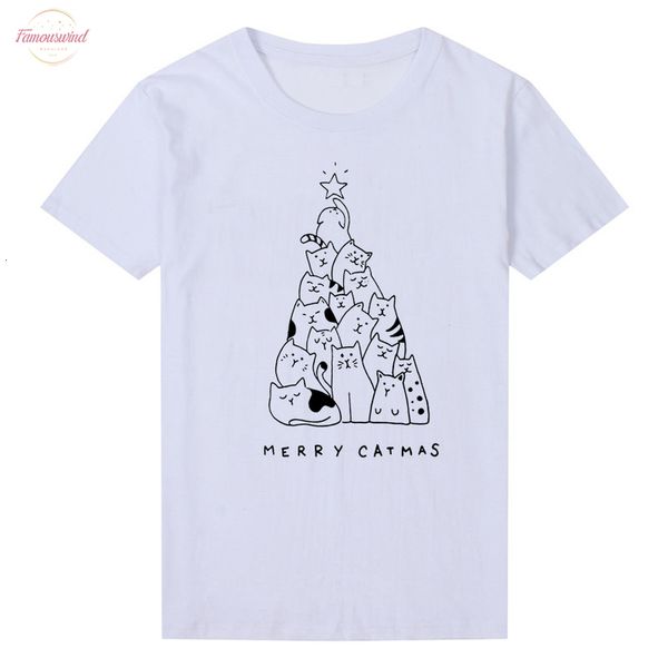 merry catmas tshirt women funny print cat trees kawaii festival teenage t shirt fashion short, White
merry catmas tshirt women funny print cat trees kawaii festival teenage t shirt fashion short, White