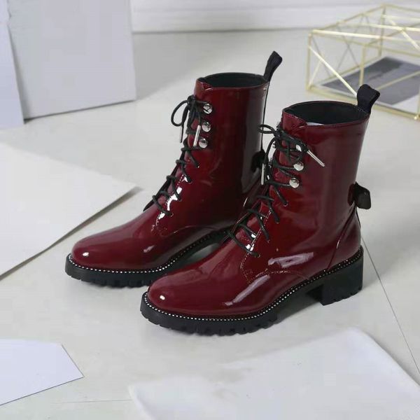platform booties designer boots fashion women/men luxury shoes burgundy genuine leather boots flat bottom ing, Black
platform booties designer boots fashion women/men luxury shoes burgundy genuine leather boots flat bottom ing, Black