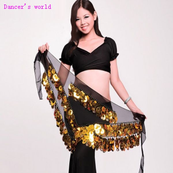 wholesale belly dance clothes chiffon big sequins belly dance hip scarf for women chain girls belt, Black;red
wholesale belly dance clothes chiffon big sequins belly dance hip scarf for women chain girls belt, Black;red