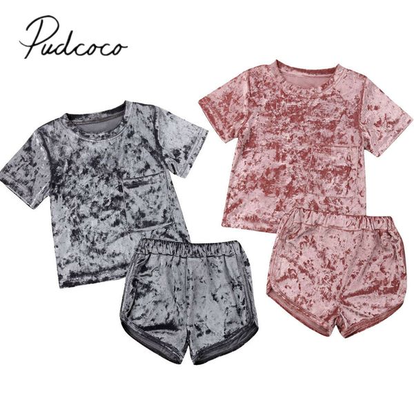 2019 baby summer clothing toddler kids baby boy girl velvet outfit clothes velvet solid t-shirt +short pants set sport sets, White
2019 baby summer clothing toddler kids baby boy girl velvet outfit clothes velvet solid t-shirt +short pants set sport sets, White