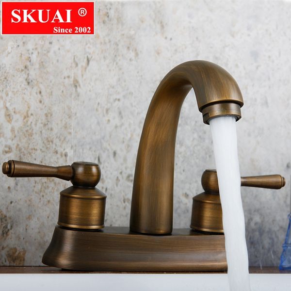 europe style tap brass bathroom basin faucet dual handles vanity sink mixer tap bathroom basin faucet antique bronze mixer
europe style tap brass bathroom basin faucet dual handles vanity sink mixer tap bathroom basin faucet antique bronze mixer