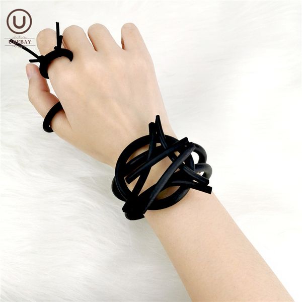 ukebay new handmade punk style jewelry for women charm bracelets geometric jewelry bangles punk bracelets giftsizable, Black
ukebay new handmade punk style jewelry for women charm bracelets geometric jewelry bangles punk bracelets giftsizable, Black
