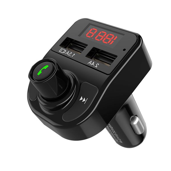 bluetooth 5.0 fm transmitter modulator hands-car kit led screen car audio mp3 player with dual usb
bluetooth 5.0 fm transmitter modulator hands-car kit led screen car audio mp3 player with dual usb