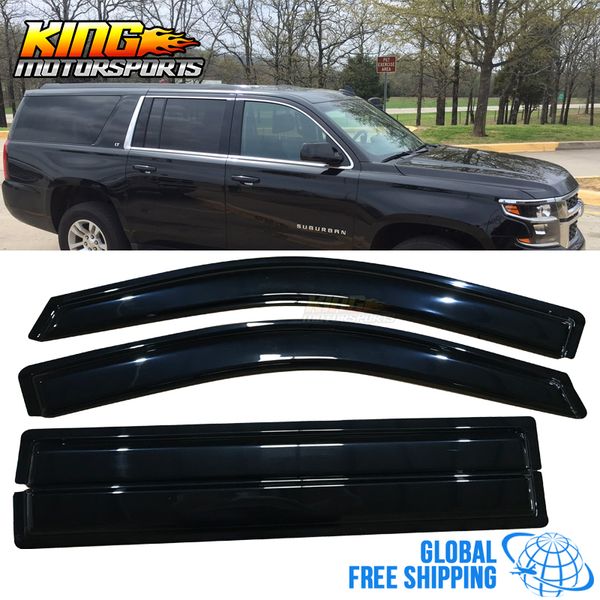 fits 15-18 escalade esv chevy gmc yukon xl acrylic window visors 4pc set global ing
fits 15-18 escalade esv chevy gmc yukon xl acrylic window visors 4pc set global ing
