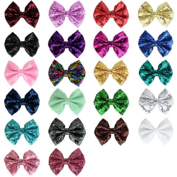 22 colors 4.5" large sequin bow sparkle bow flat back big bowknot without hair clip for children hair accessories, Slivery;white
22 colors 4.5" large sequin bow sparkle bow flat back big bowknot without hair clip for children hair accessories, Slivery;white