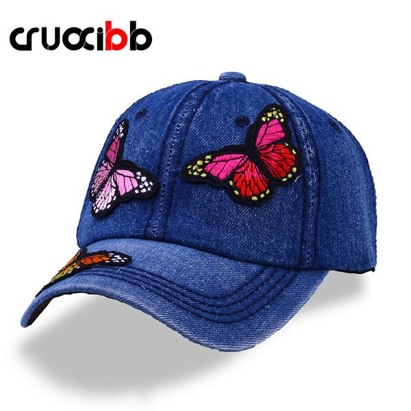 cruoxibb women baseball cap embroidery butterfly denim cowboy hat casquette fashion snapback adjustable caps, Blue;gray
cruoxibb women baseball cap embroidery butterfly denim cowboy hat casquette fashion snapback adjustable caps, Blue;gray