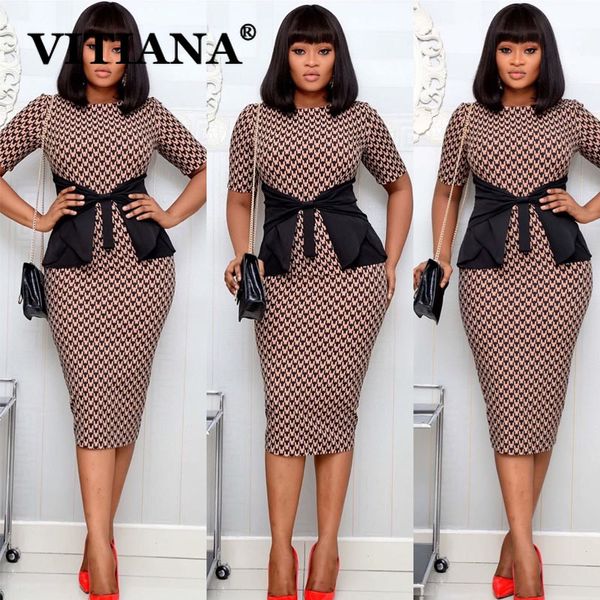 vitiana women elegant formal bow bandage dress summer 2020 female slim office print midi dresses femme casual vestidos, Black;gray
vitiana women elegant formal bow bandage dress summer 2020 female slim office print midi dresses femme casual vestidos, Black;gray