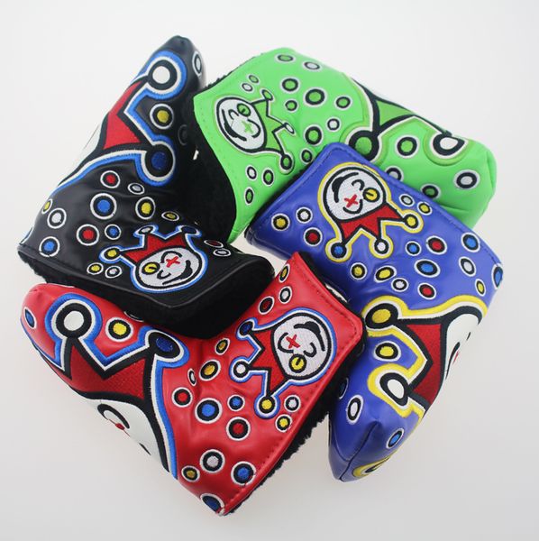 Hot New Golf Head Cover High Quality PU Golf Putter protecter with Embroider Red Green Blue Black 4 color
Hot New Golf Head Cover High Quality PU Golf Putter protecter with Embroider Red Green Blue Black 4 color