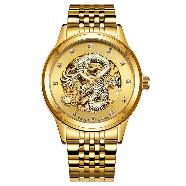carotif karoitiv fully automatic golden dragon watch men's explosive watch waterproof night light mechanical, Slivery;brown
carotif karoitiv fully automatic golden dragon watch men's explosive watch waterproof night light mechanical, Slivery;brown