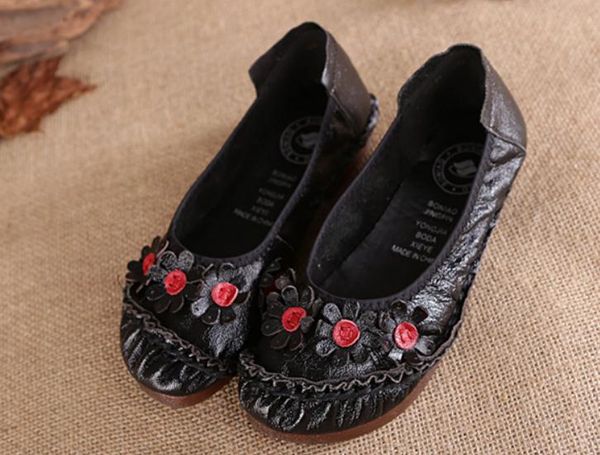 2019 women's shoes in spring and autumn with new style flat bottom round head comfortable soft bottom flower mother shoes@707, Black
2019 women's shoes in spring and autumn with new style flat bottom round head comfortable soft bottom flower mother shoes@707, Black