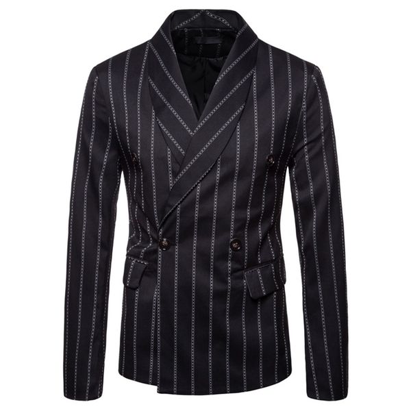 mens blazers coats jacket black white stripe suit jackets spring autumn fashion groom business causal blazer men formal blazer, White;black
mens blazers coats jacket black white stripe suit jackets spring autumn fashion groom business causal blazer men formal blazer, White;black