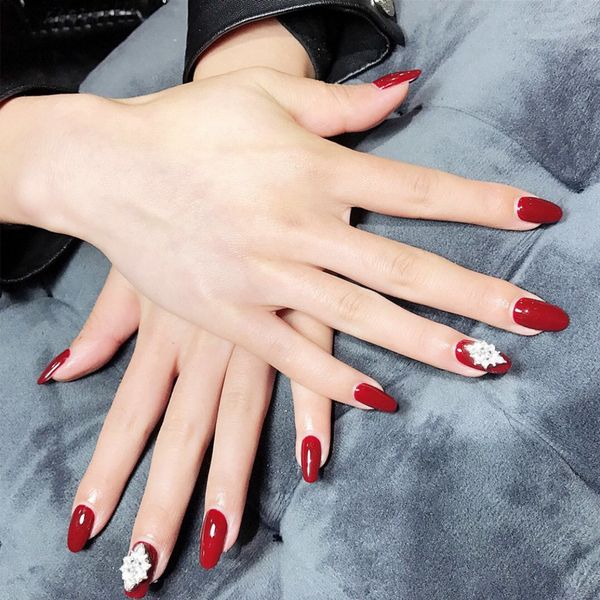 false nails 593- red ins wind european and american brides wear nail fake patch in japan south korea, Red;gold
false nails 593- red ins wind european and american brides wear nail fake patch in japan south korea, Red;gold