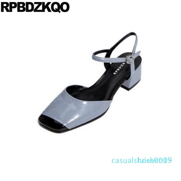 pumps block 2019 sandals ladies luxury shoes women designer chunky low heel casual spring thick patent leather slingback summer c09 l15, Black
pumps block 2019 sandals ladies luxury shoes women designer chunky low heel casual spring thick patent leather slingback summer c09 l15, Black