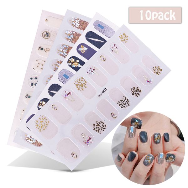 stickers & decals 10pcs/set nail glitter art wraps collection kit full cover adhesive for decoration polish manicure tools, Black
stickers & decals 10pcs/set nail glitter art wraps collection kit full cover adhesive for decoration polish manicure tools, Black