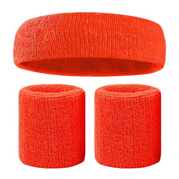 w fitness headband wristbands breathable sweat absorbent yoga football elastic sweatband hair band head wrap sportswear set, Yellow;black
w fitness headband wristbands breathable sweat absorbent yoga football elastic sweatband hair band head wrap sportswear set, Yellow;black